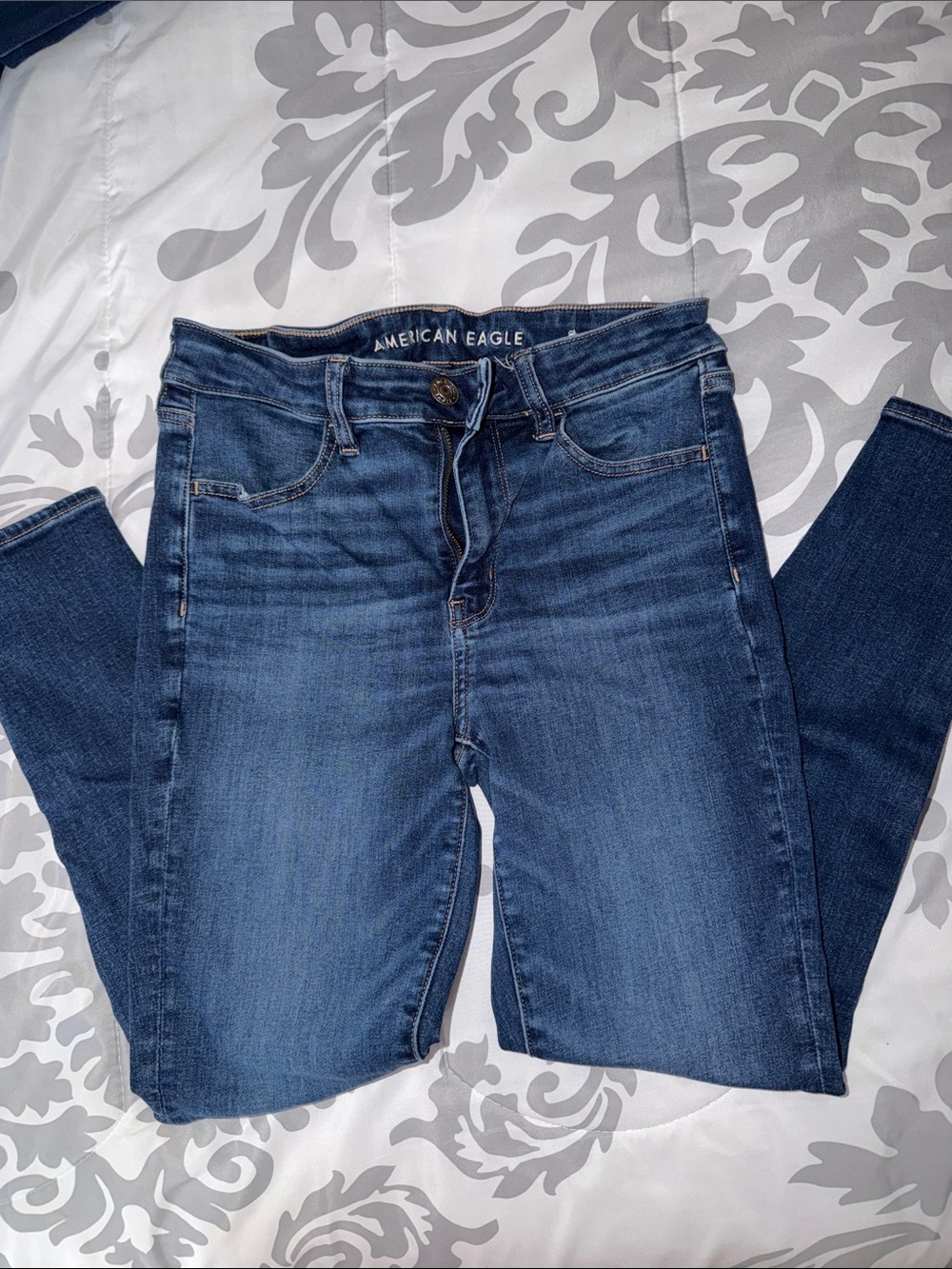 American Eagle Outfitters Dark Blue Skinny Jeans